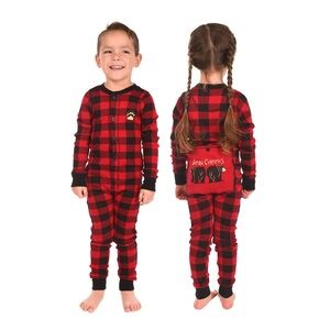 Lazy One Red and Black Onesie